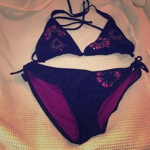 Two piece swim suit !